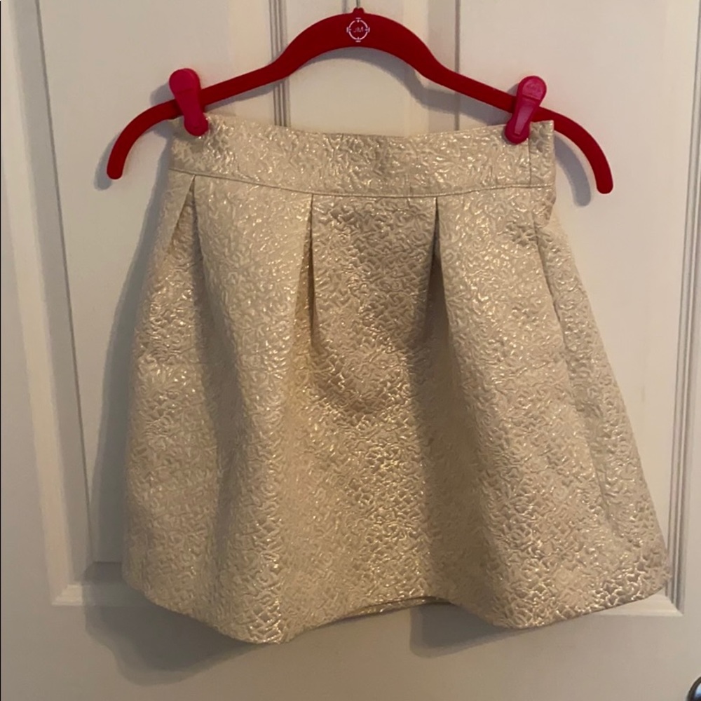 Gold skirt